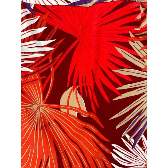 Gap Vintage Skirt Womens Size 10 Floral Tropical 90s Retro Cotton Side Zip‎ - Picture 2 of 7